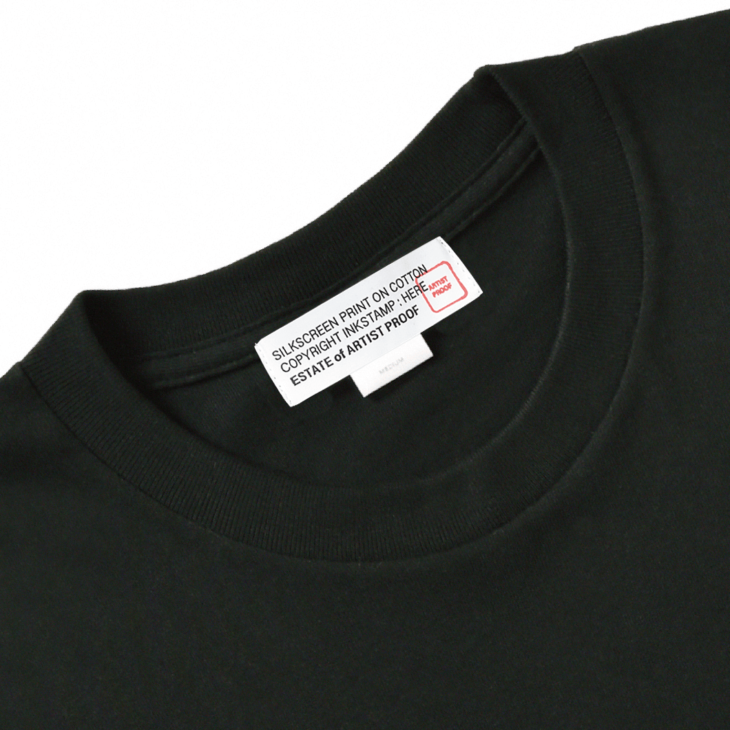ART BEHIND THE LIFE T-SHIRT LS BLACK
