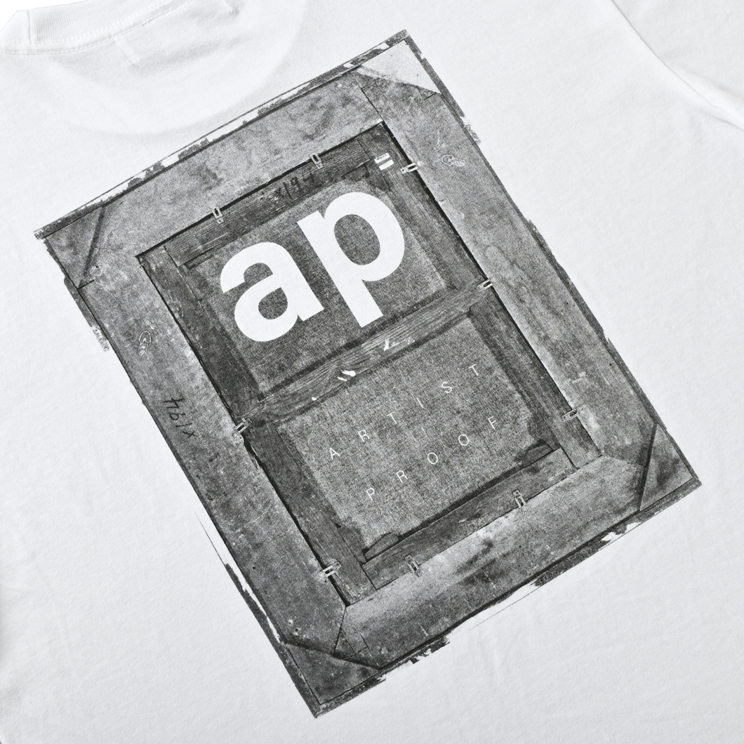 BACK SIDE OF THE FRAME T-SHIRT SS WHITE
