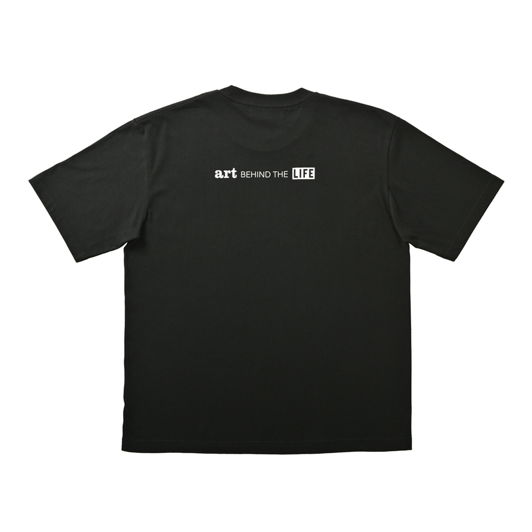 ART BEHIND THE LIFE T-SHIRT SS BLACK