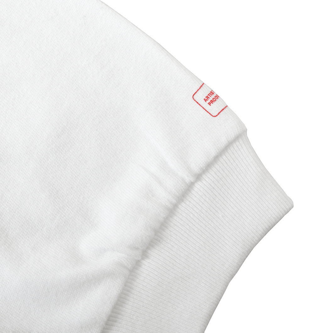BACK SIDE OF THE FRAME T-SHIRT LS WHITE