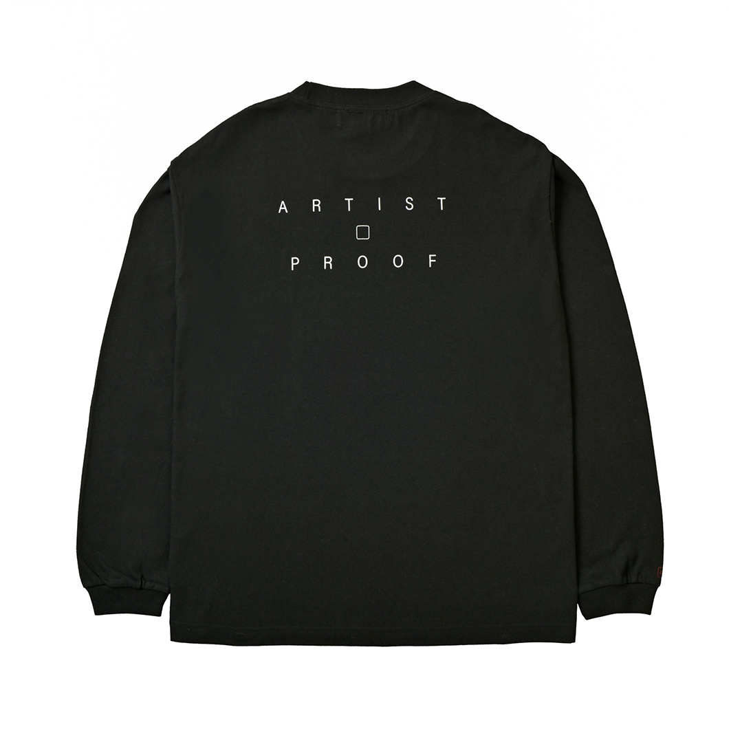 ART BEHIND THE LIFE T-SHIRT LS BLACK