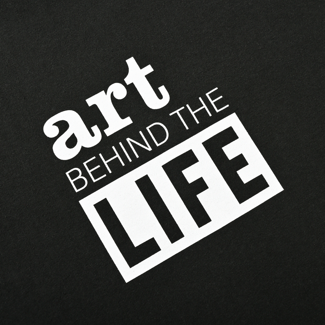 ART BEHIND THE LIFE T-SHIRT LS BLACK