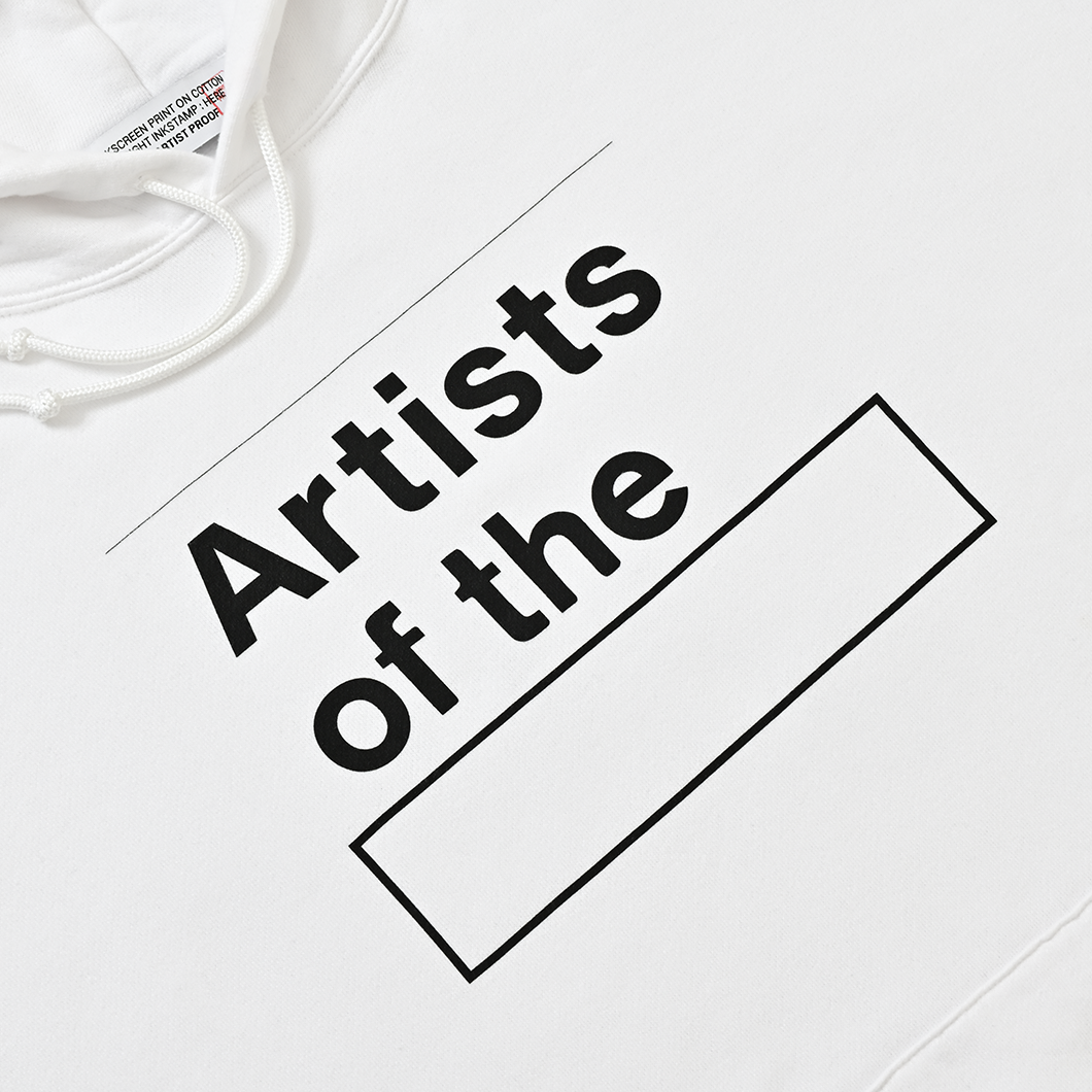 ARTISTS OF THE _ HOODIE WHITE