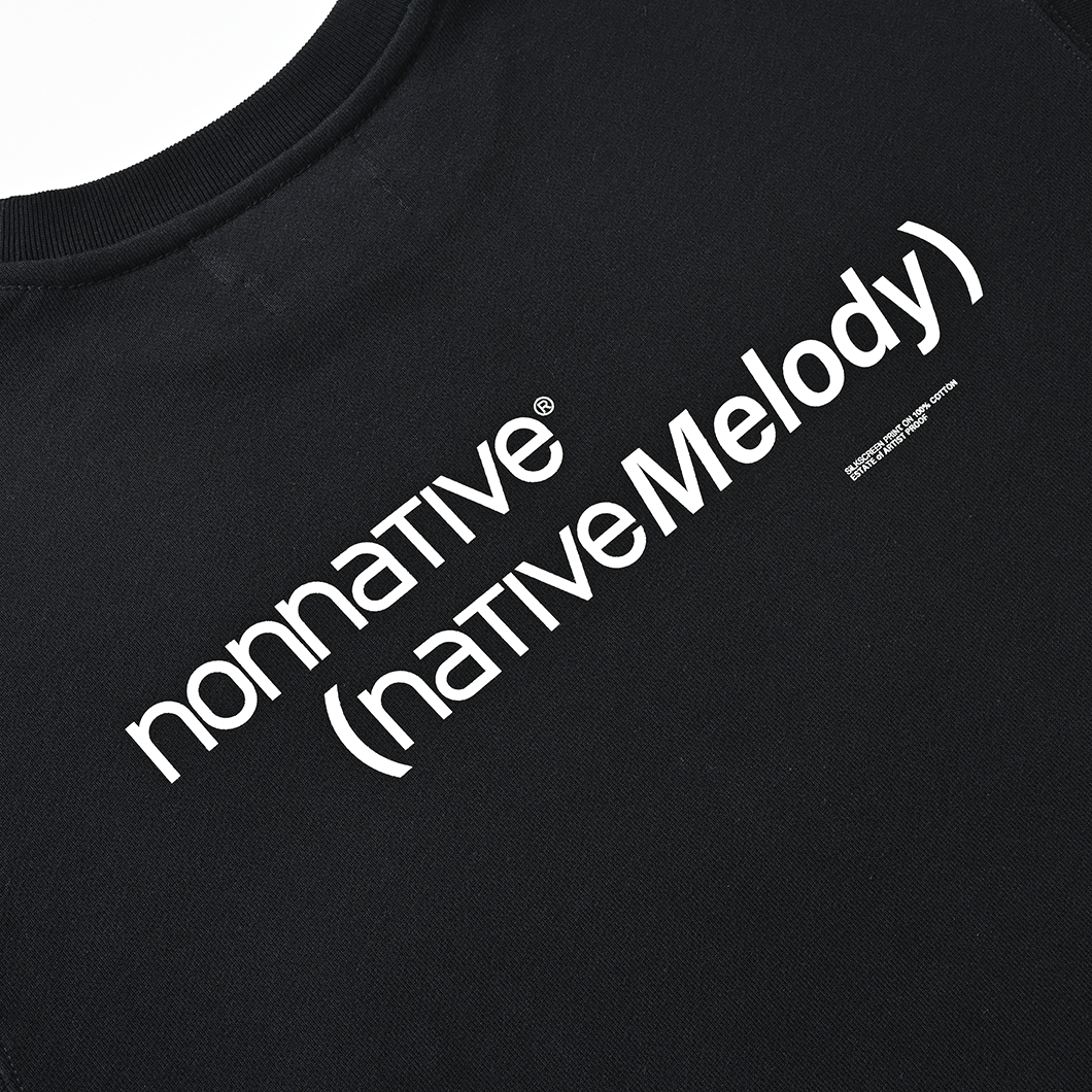 Native Melody SWEATSHIRT LS BLACK