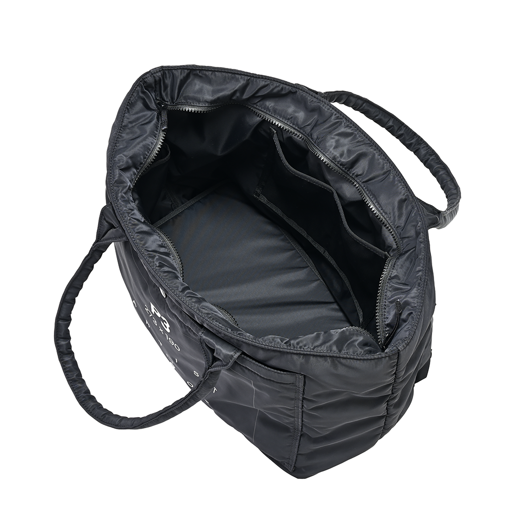 RAMIDUS (NOT MIRAGE) TOTE BAG (L) BLACK