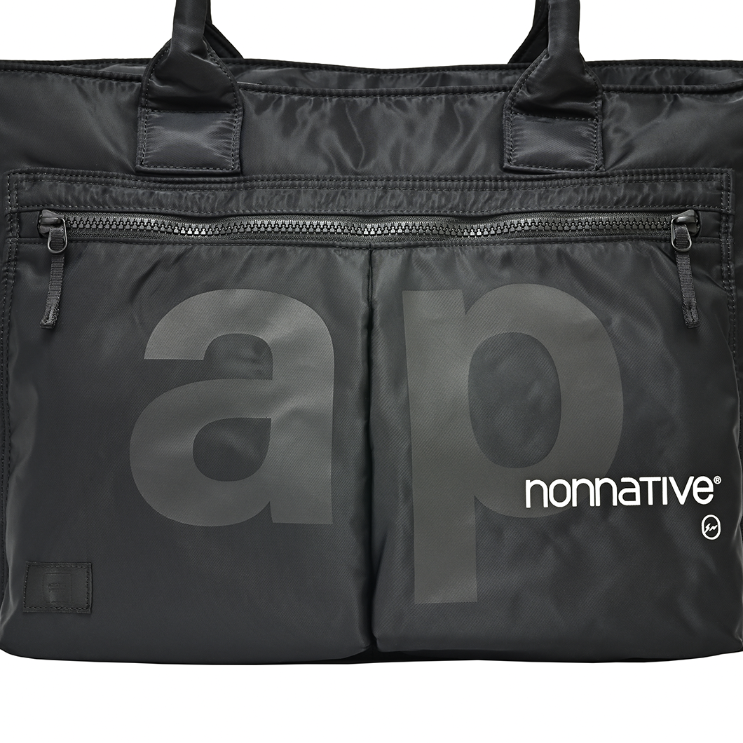RAMIDUS (NOT MIRAGE) TOTE BAG (L) BLACK