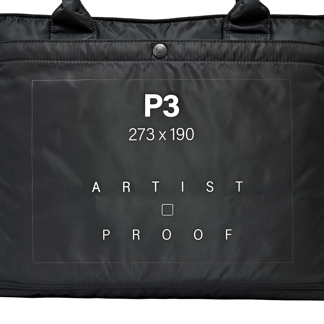 RAMIDUS (NOT MIRAGE) TOTE BAG (L) BLACK