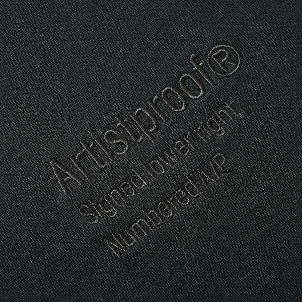 3Lines Logo L/S T-Shirt Black(black embroidery)