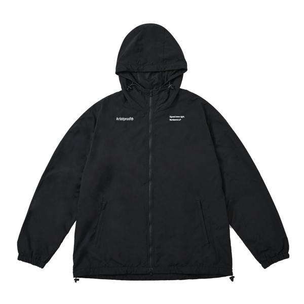 CORDURA®︎ Nylon Hooded Jacket w/Drawcord Black