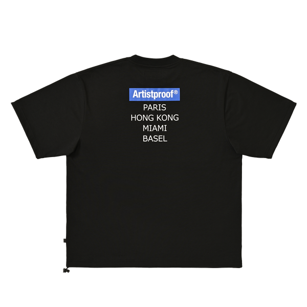 Art Fair 1970 S/S T-shirt w/Drawcord Black(PARIS/HK/MIAMI/BASEL)