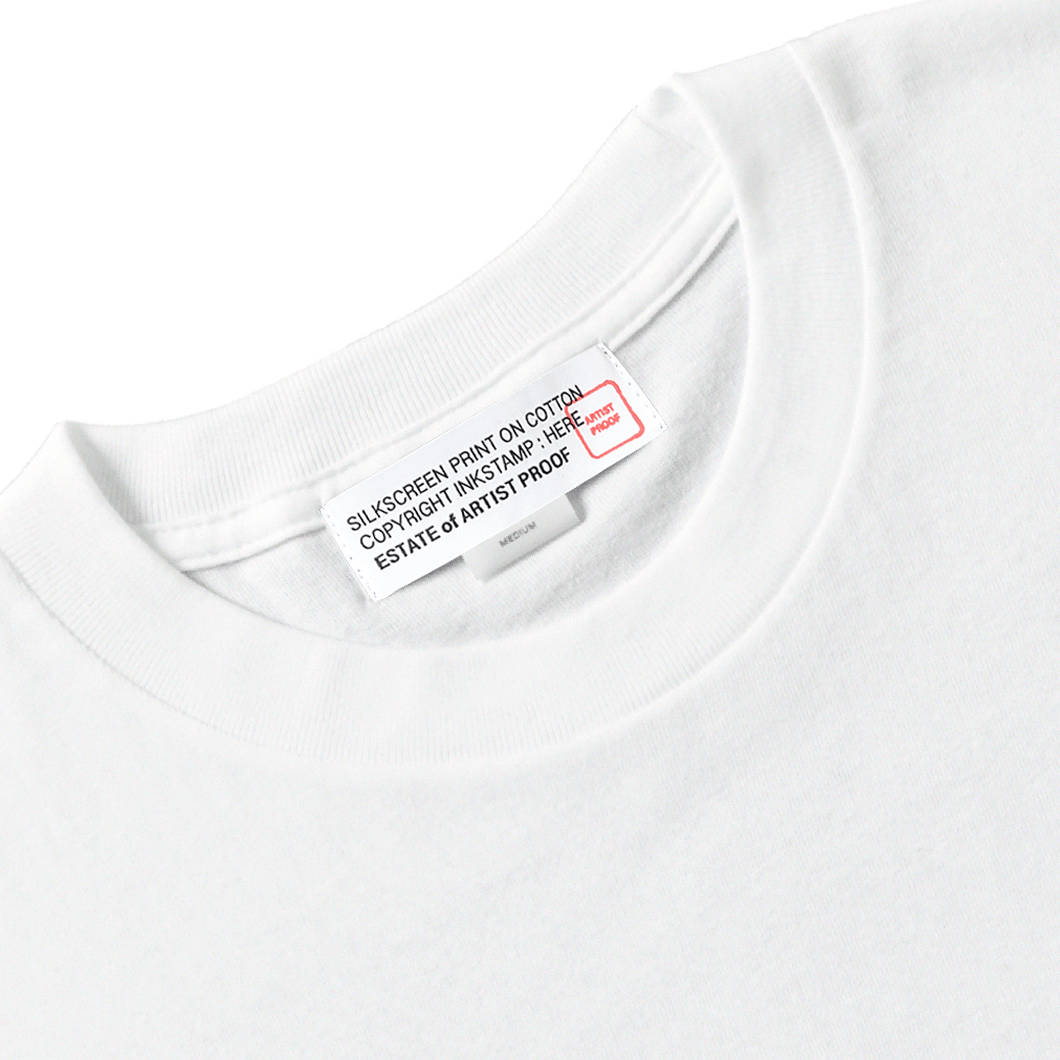 BACK SIDE OF THE FRAME T-SHIRT SS WHITE