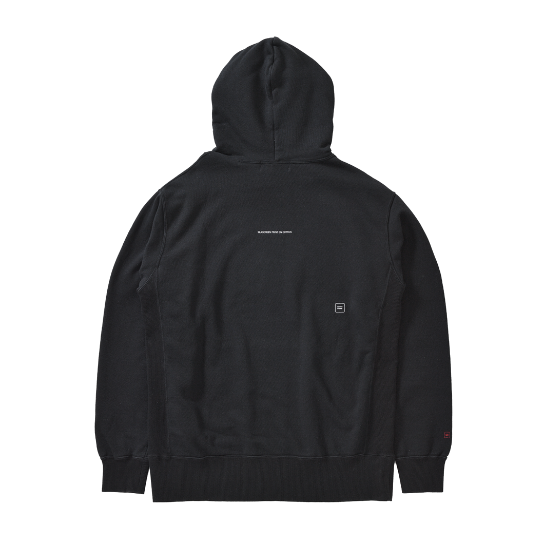 ARTIST PROOF STENCIL HOODIE BLACK