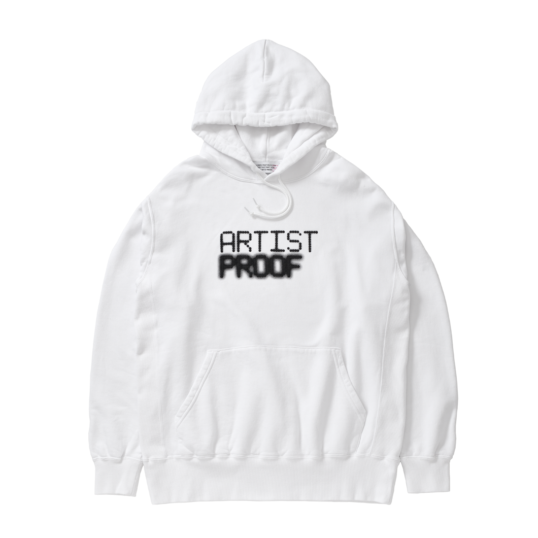 LED ARTIST PROOF HOODIE WHITE