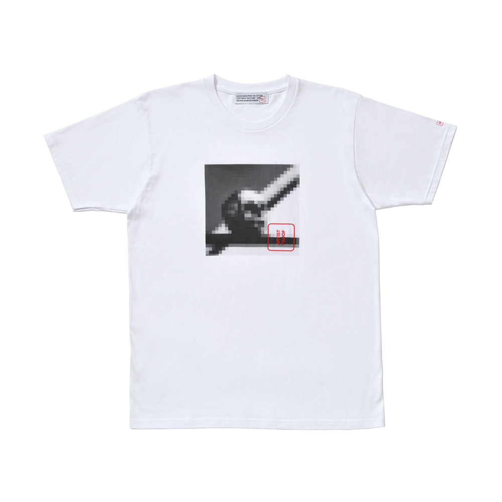 MONOCHROME SKULL T-SHIRTS WHITE