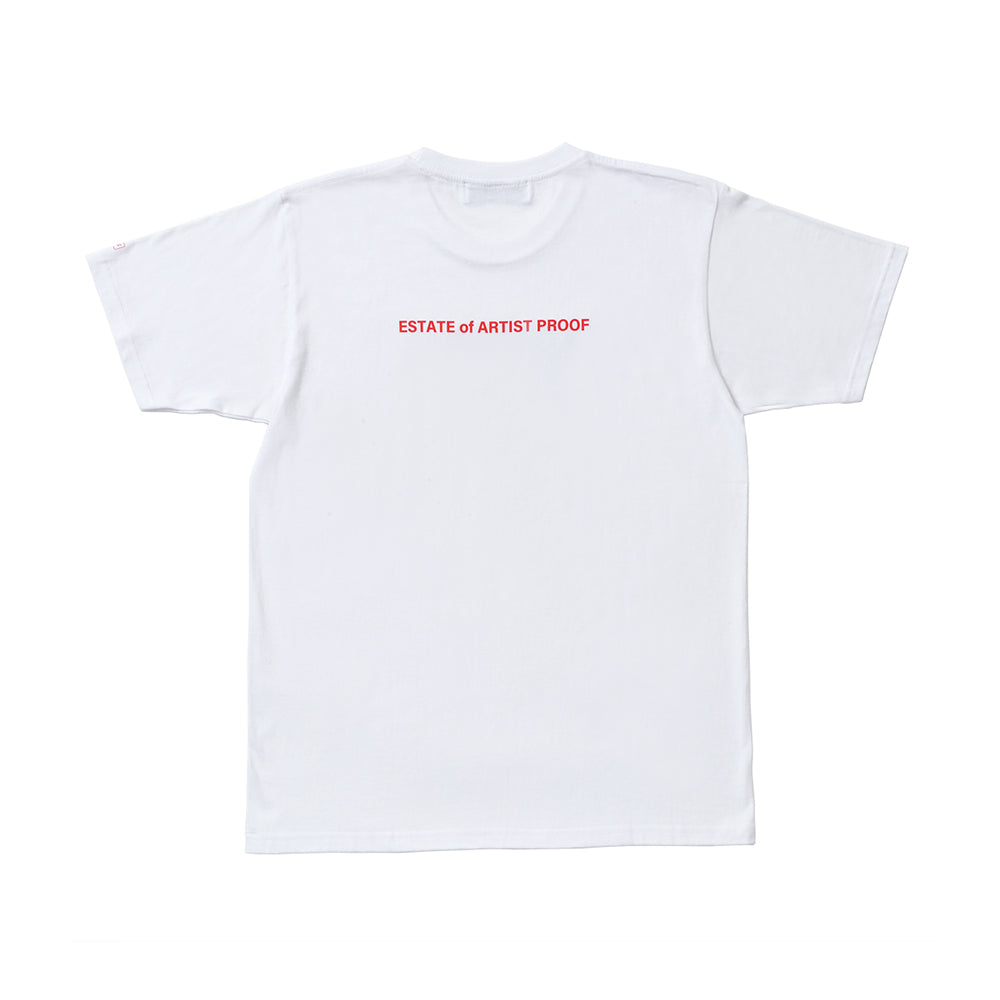MONOCHROME SKULL T-SHIRTS WHITE