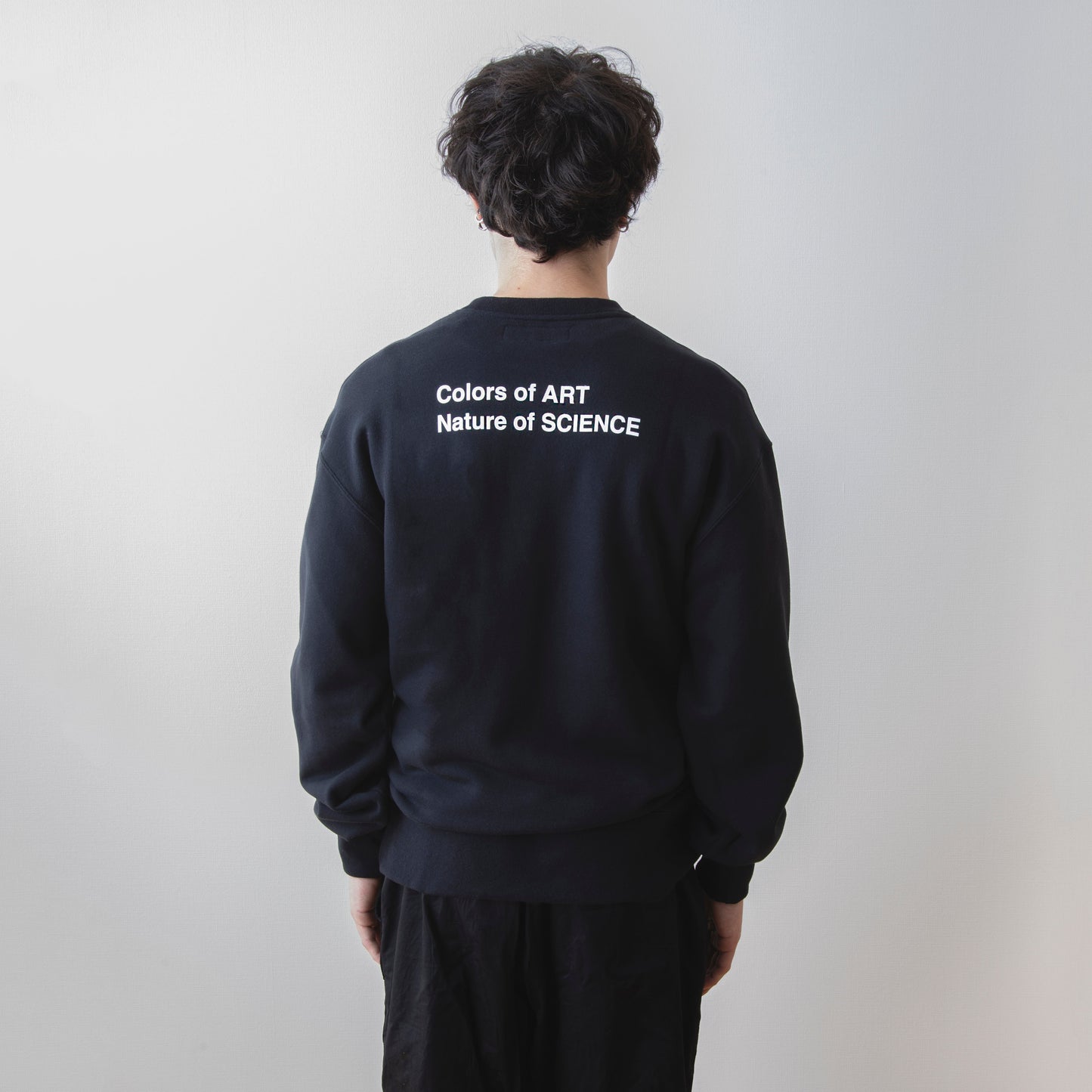 Colors of ART Crewneck Sweat  Black (white embroidery)