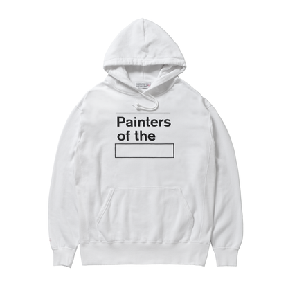 PAINTERS OF THE ＿ HOODIE WHITE