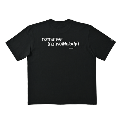 Native Melody T-SHIRT SS BLACK