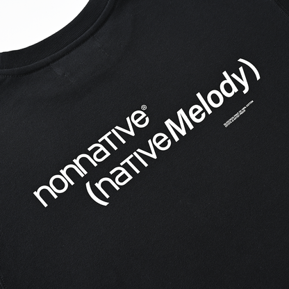 Native Melody SWEATSHIRT LS BLACK
