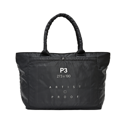RAMIDUS (NOT MIRAGE) TOTE BAG (L)  BLACK