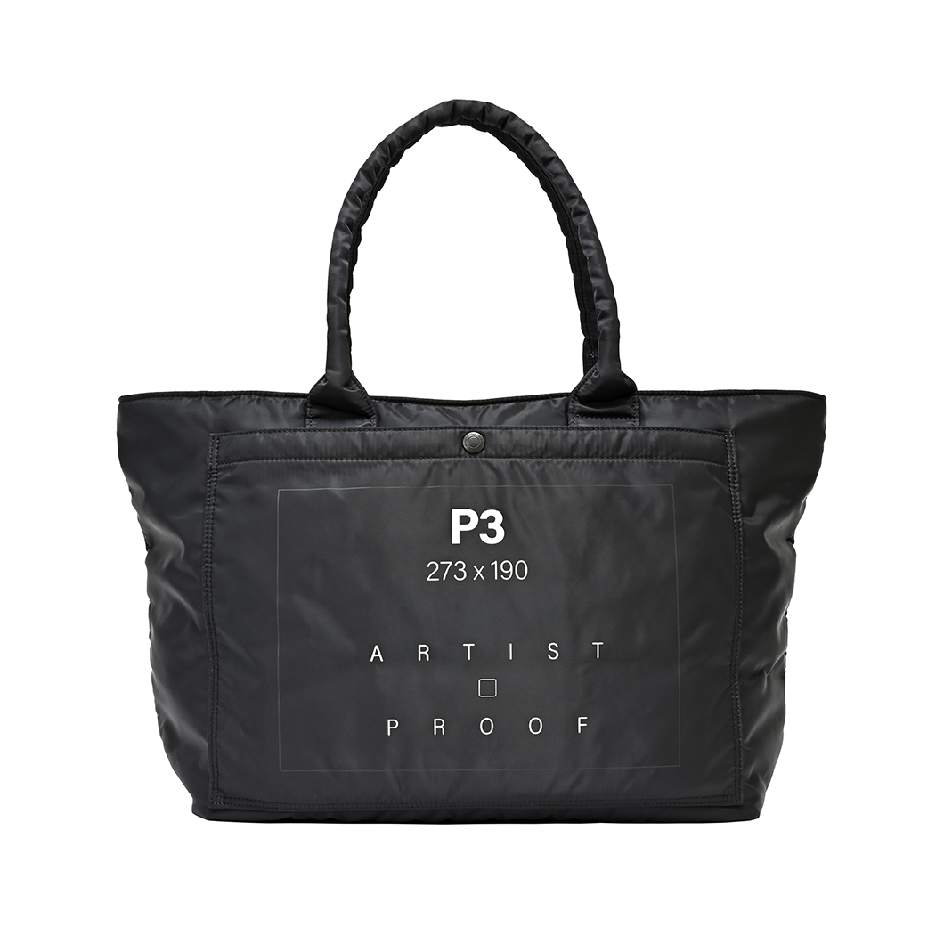 RAMIDUS (NOT MIRAGE) TOTE BAG (L) BLACK – ARTIST PROOF RAMIDUS (NOT MIRAGE) TOTE BAG (L) BLACK – ARTIST PROOF