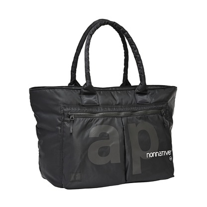 RAMIDUS (NOT MIRAGE) TOTE BAG (L)  BLACK