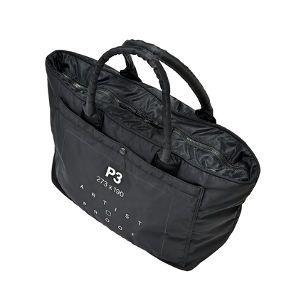 RAMIDUS (NOT MIRAGE) TOTE BAG (L)  BLACK
