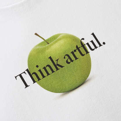 Think Artful. T-SHIRT LS WHITE