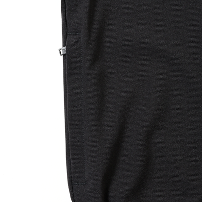 Split Logo Crewneck Jersey Stretch  Black
