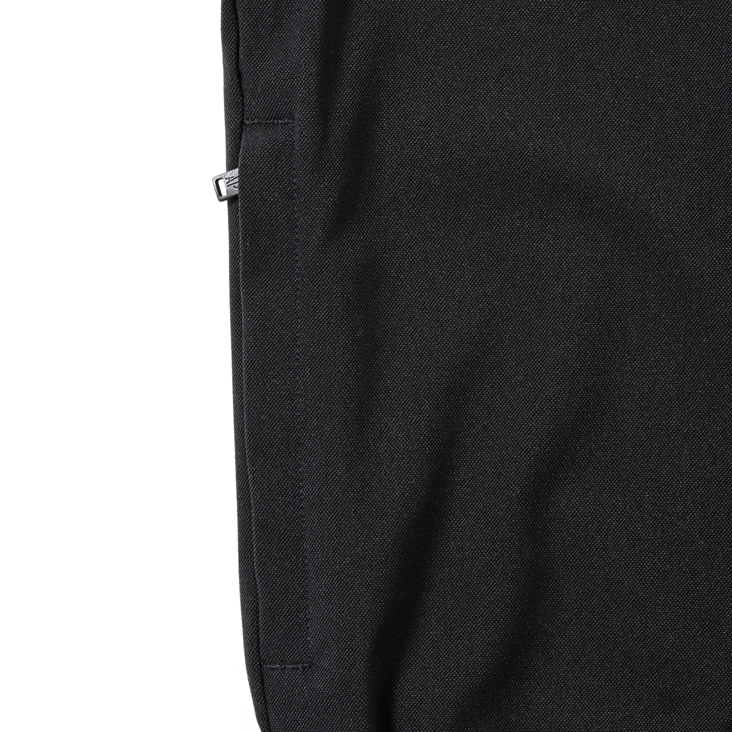 Split Logo Crewneck Jersey Stretch  Black