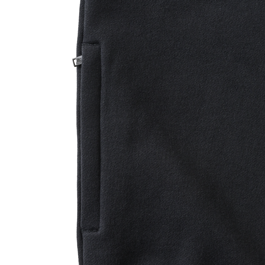 3Lines Logo Crewneck Sweat  Black (white embroidery)