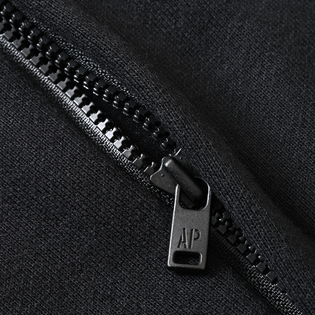 3Lines Logo Crewneck Sweat  Black (white embroidery)