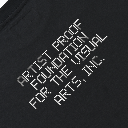 Visual Arts S/S T-shirt w/Drawcord  Black