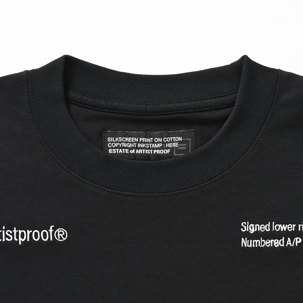 Visual Arts S/S T-shirt w/Drawcord  Black