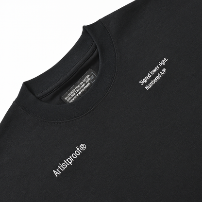 Art Fair 2003  S/S T-shirt w/Drawcord Black(NEWYORK/L.A./SEOUL/LONDON）