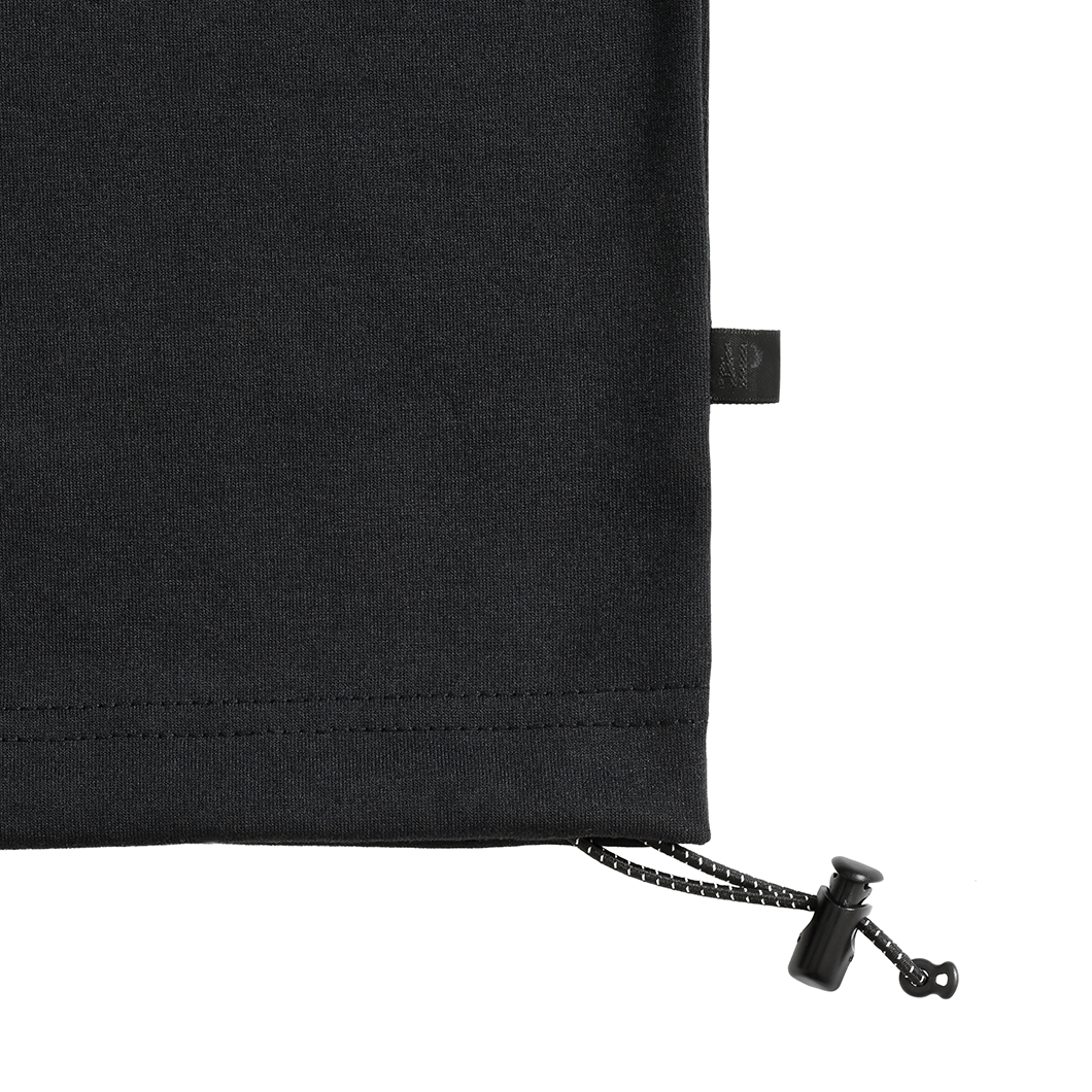 Visual Arts S/S T-shirt w/Drawcord  Black