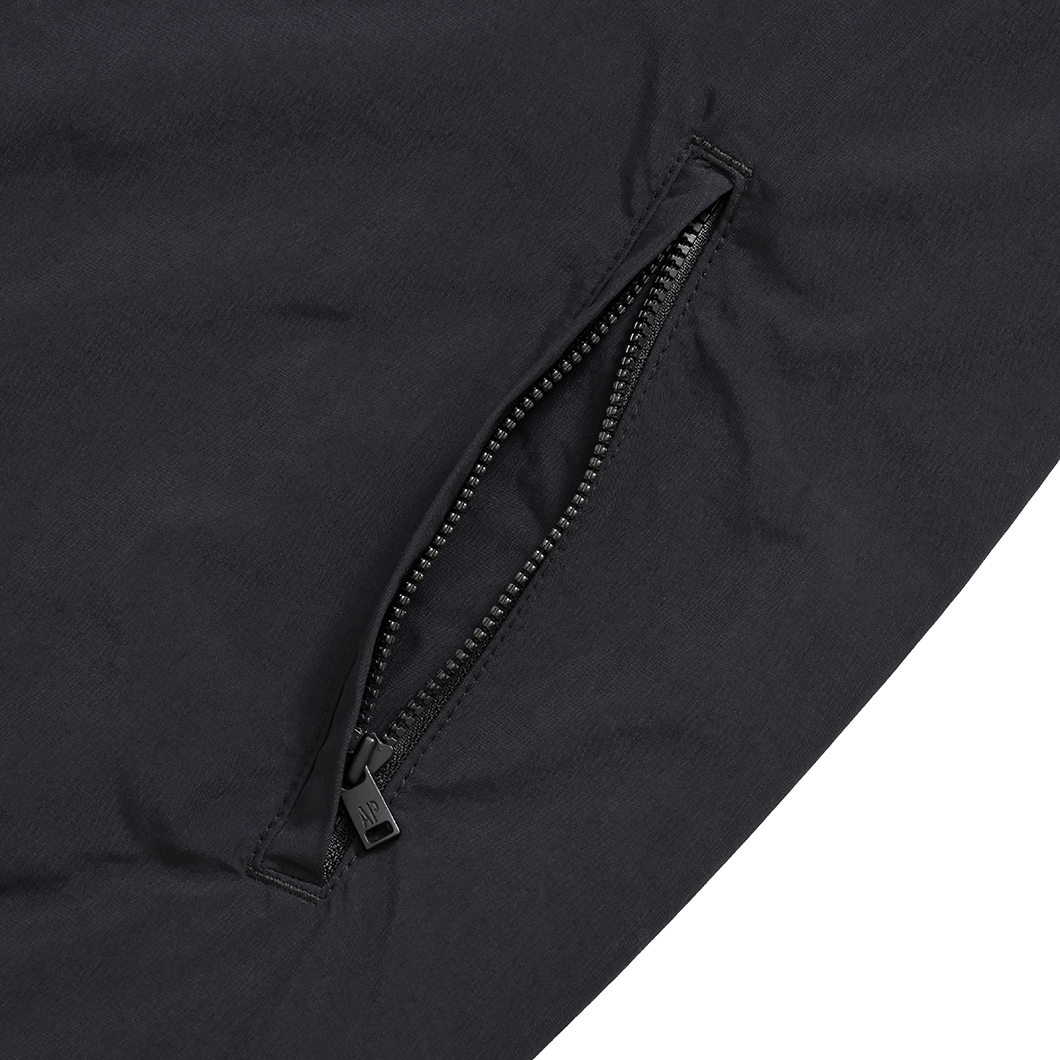 CORDURA®︎ Nylon Hooded Jacket w/Drawcord Black