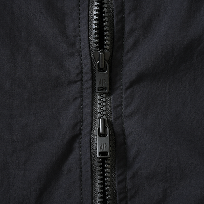 CORDURA®︎ Nylon Hooded Jacket w/Drawcord Black