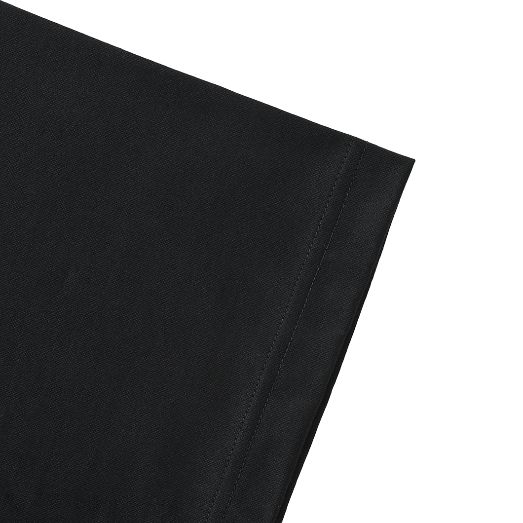 3 Lines Logo S/S T-Shirt Black（white embroidery）