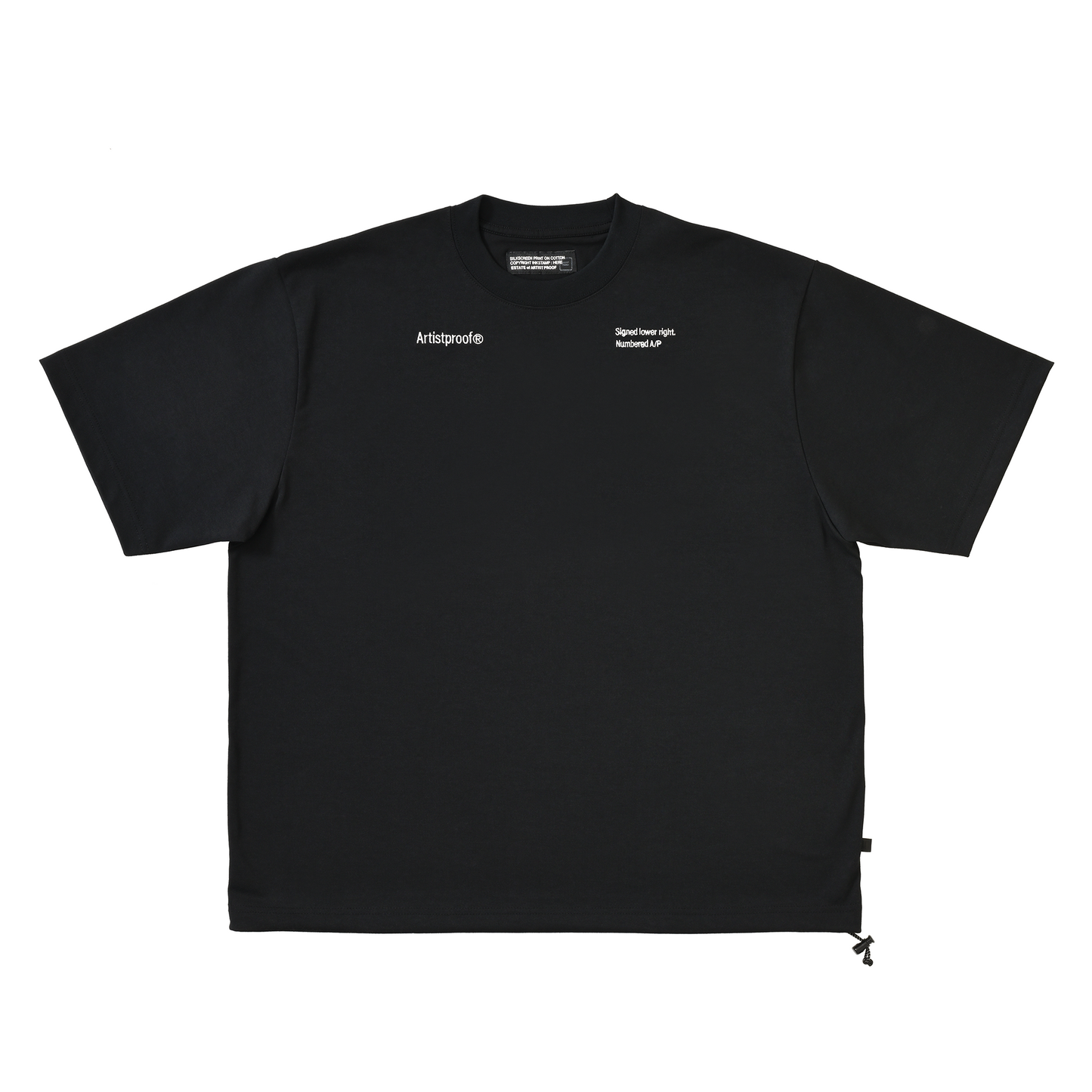 Visual Arts S/S T-shirt w/Drawcord  Black