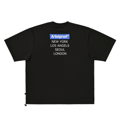 Art Fair 2003  S/S T-shirt w/Drawcord Black(NEWYORK/L.A./SEOUL/LONDON）