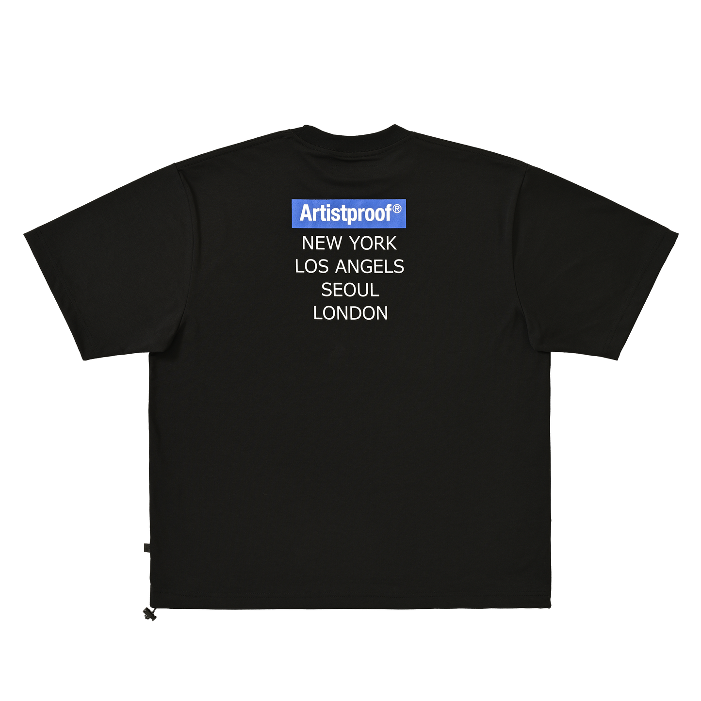 Art Fair 2003  S/S T-shirt w/Drawcord Black(NEWYORK/L.A./SEOUL/LONDON）