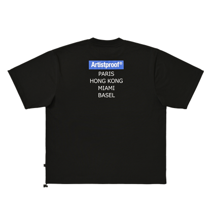 Art Fair 1970 S/S T-shirt w/Drawcord Black(PARIS/HK/MIAMI/BASEL)