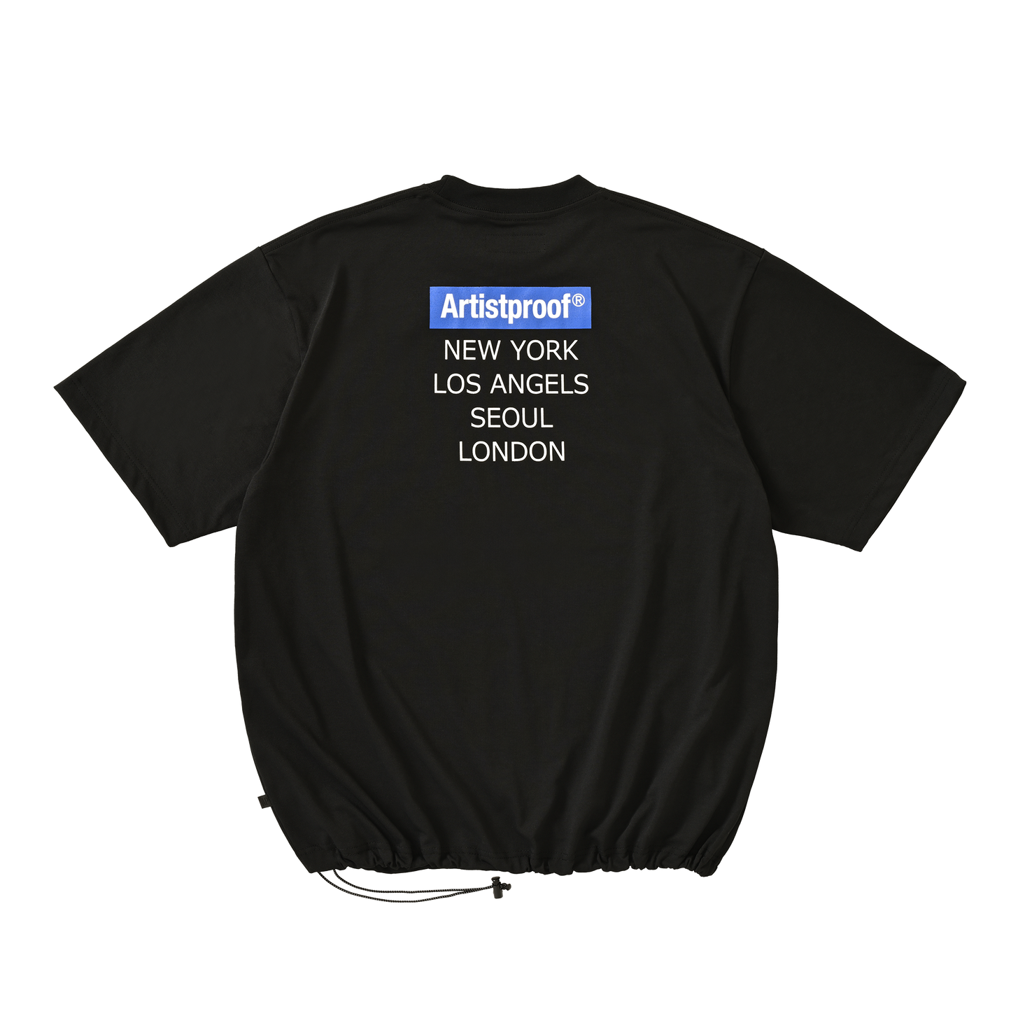 Art Fair 2003  S/S T-shirt w/Drawcord Black(NEWYORK/L.A./SEOUL/LONDON）