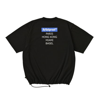 Art Fair 1970 S/S T-shirt w/Drawcord Black(PARIS/HK/MIAMI/BASEL)