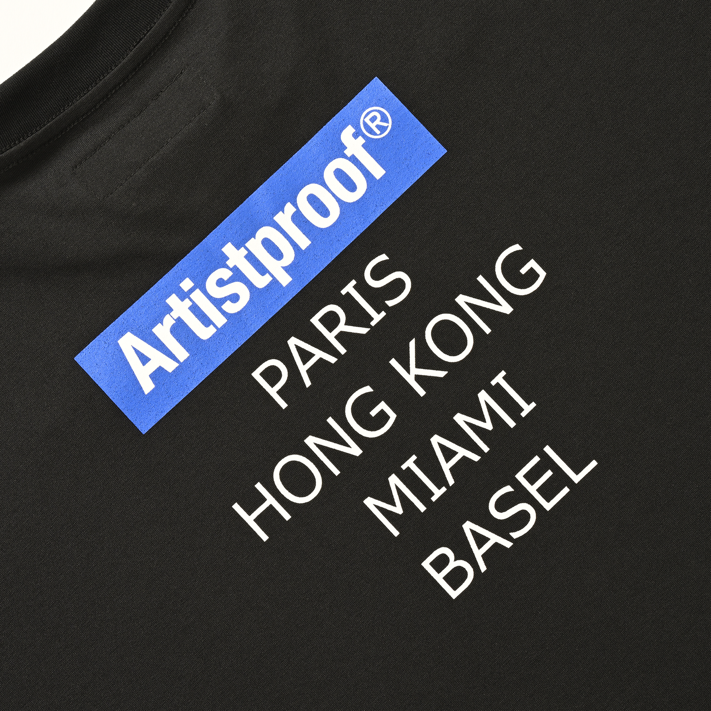 Art Fair 1970 S/S T-shirt w/Drawcord Black(PARIS/HK/MIAMI/BASEL)
