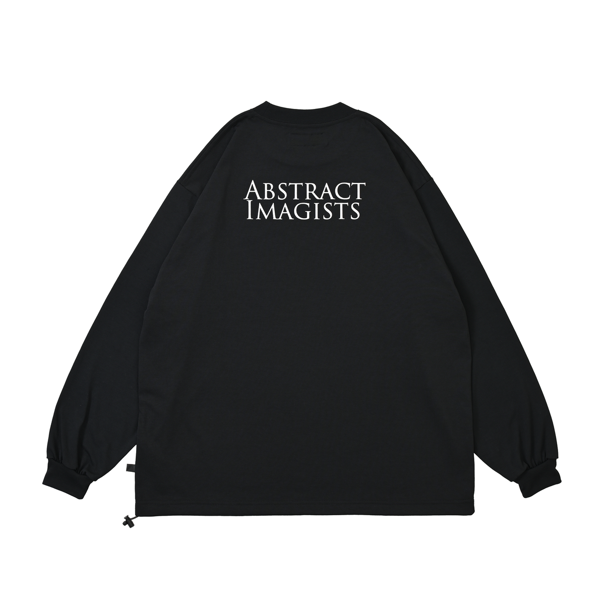 ABSTRACT IMAGISTS L/S Pullover w/Drawcord  Black