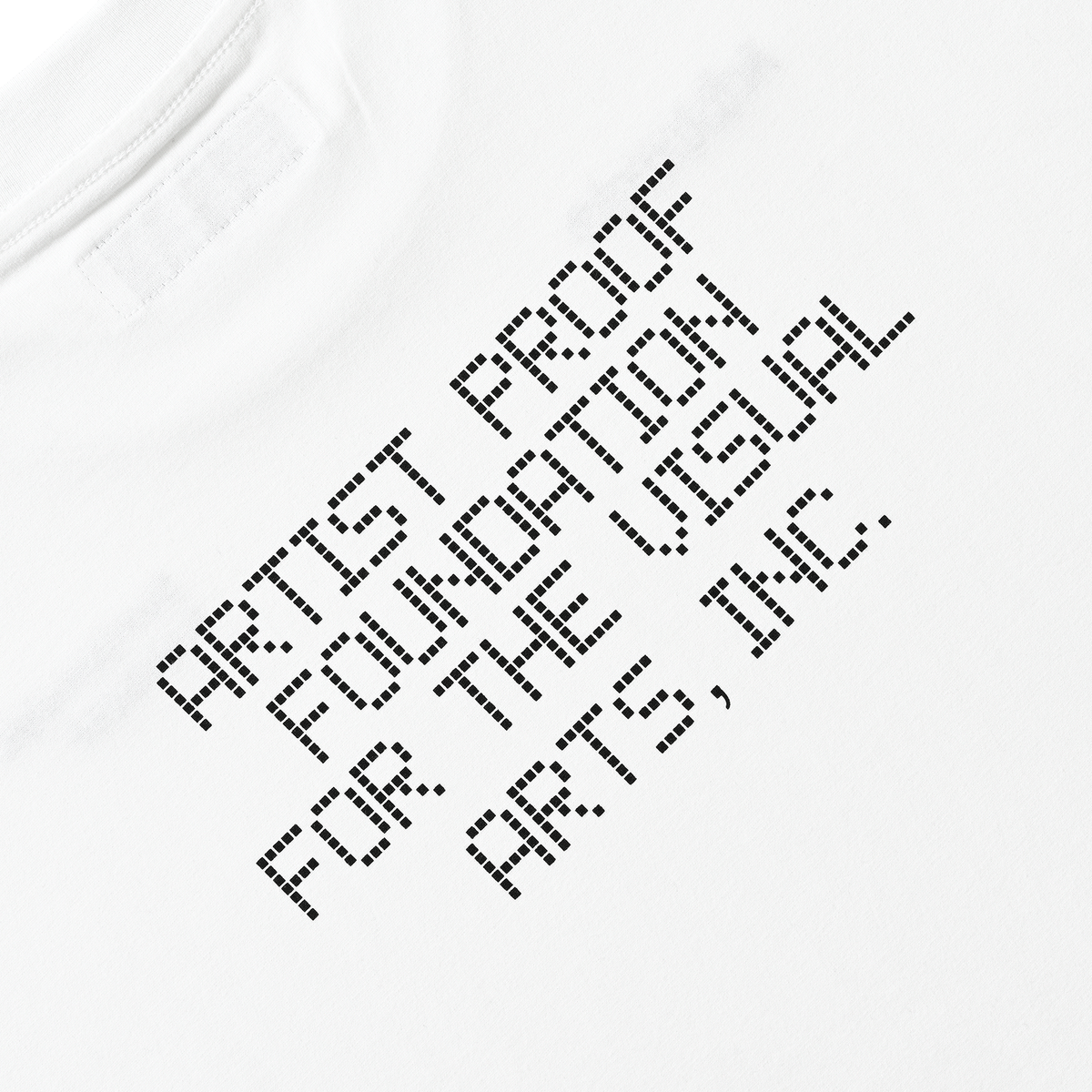 Visual Arts L/S Pullover w/ Drawcord White
