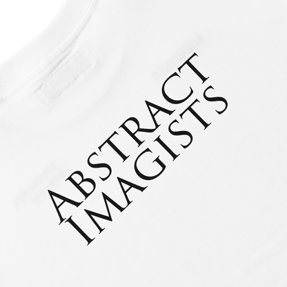 ABSTRACT IMAGISTS L/S Pullover w/Drawcord White