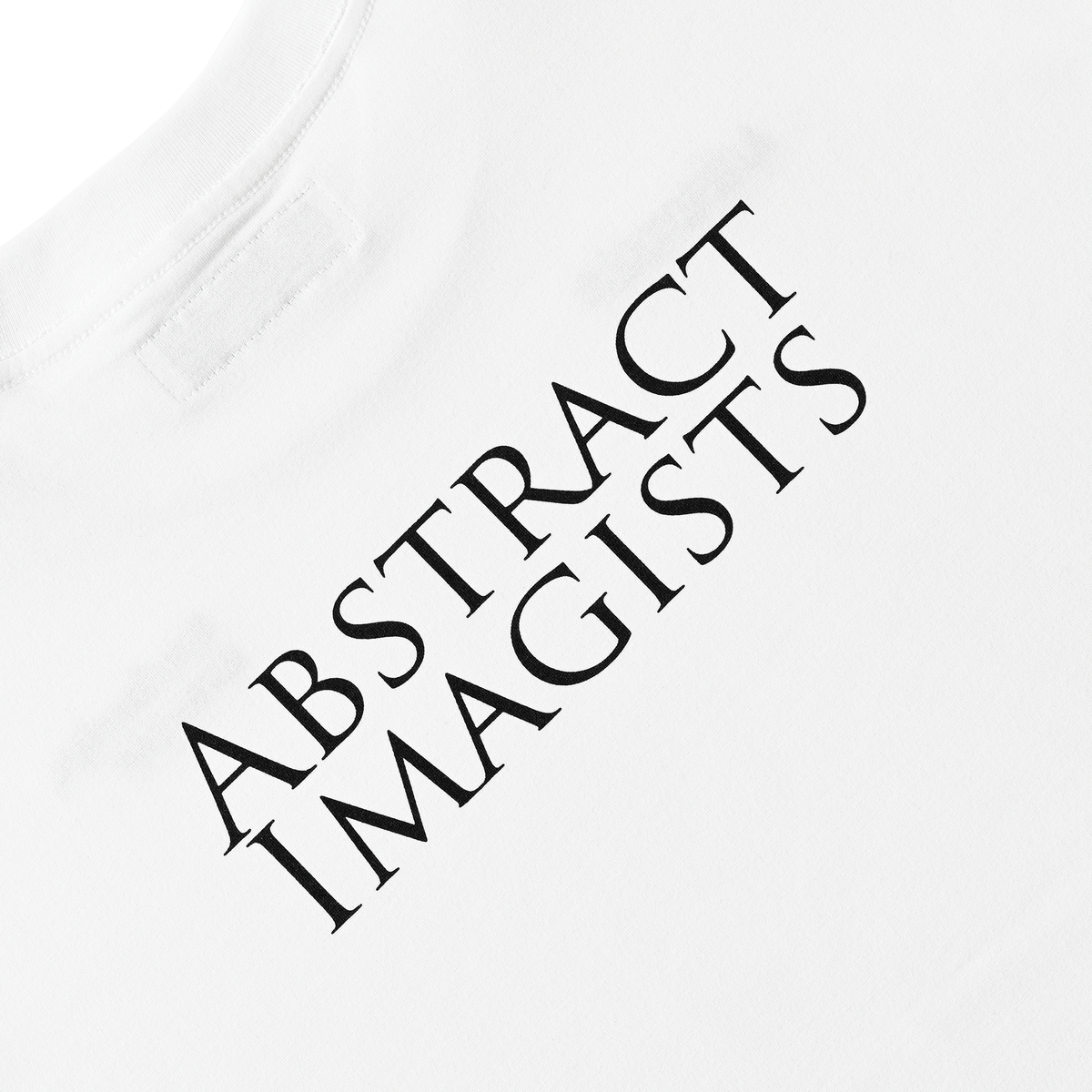 ABSTRACT IMAGISTS L/S Pullover w/Drawcord White